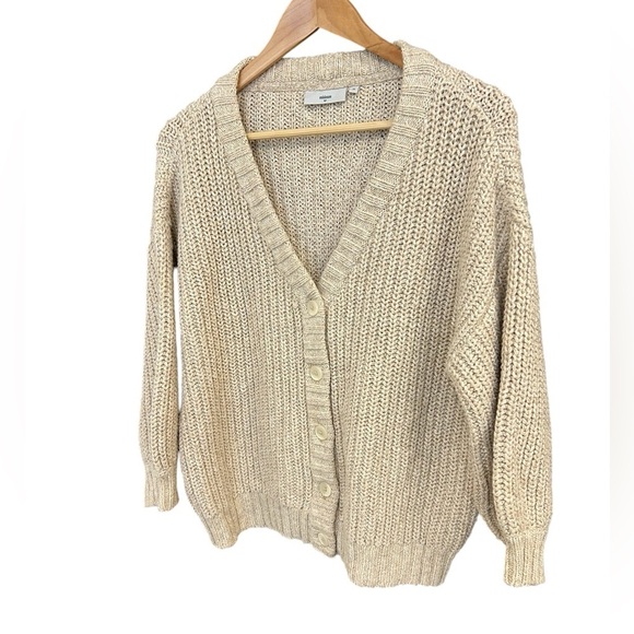 Minimum M loose knot cream cardigan in excellent condition! Great for spring - Picture 1 of 14